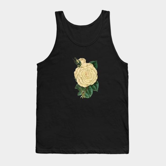 Vintage Rose Tank Top by MiljanaVuckovic